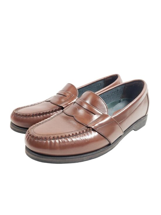 G.H. Bass & Co. Mens Size 12 EE Grant Penny Loafers Brown Leather Slip-On main image 6